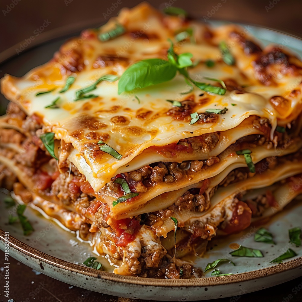 Canvas Prints A yummy Lasagna