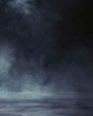 magine a dark and moody background with blank space to place a product for an advertisment, generative ai