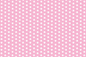 White flower with pink background