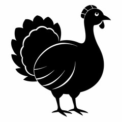 black Condor  vector silhouette illustration