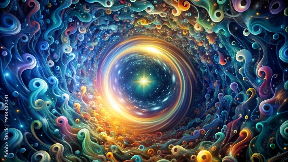 Poster the abyss of uncertainty: a visual representation of confusion's encroaching tide ai generated
