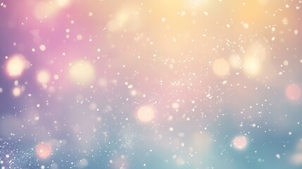 Fototapeta premium Abstract Blurred Background with White Particles and Bokeh Lights