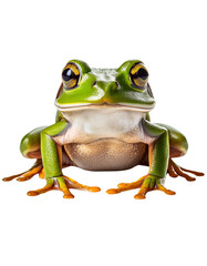 Obraz premium Frog isolated on transparent backgroud