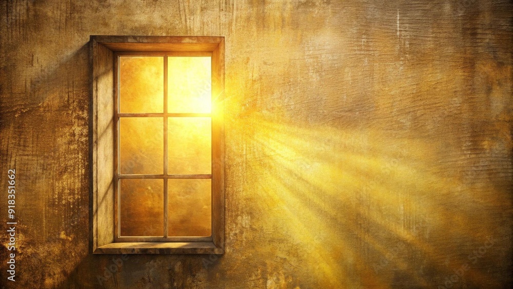 Aufkleber abstract canvas of warmth and light generative ai