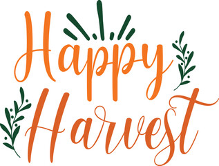 Naklejka premium Fall SVG Typography Vector Design
