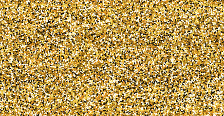 Background with glitter. Abstract gold glitter background. Banner or header. Christmas or  New Year background. Glimmer moment. Design element greeting card, party invitation