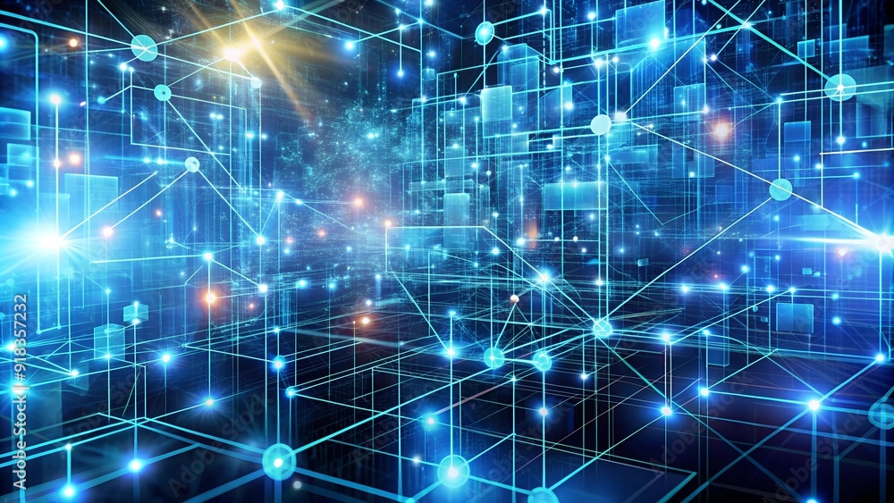 Poster visualizing the future of electrical engineering: ai, iot, and big data in power management ai gener