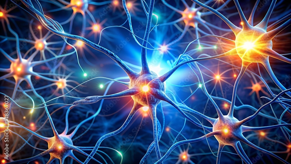 Poster the electric webs of the nervous system: an abstract depiction of guillain-barr? syndrome generative