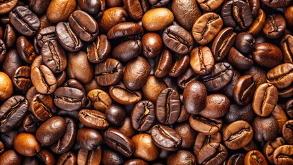 Fototapeta premium A Harmonic Blend of Coffee Bean Hues generative AI