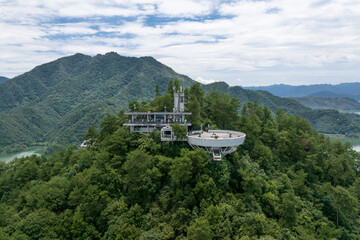 view of sightseeing deck on hill