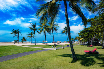 Nusa Dua beach in southern Bali, Indonesia