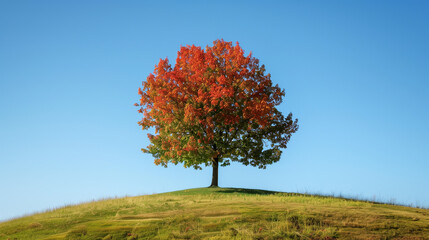 autumn tree in the autumn