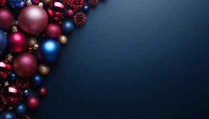 Merry Christmas and Happy New Year background