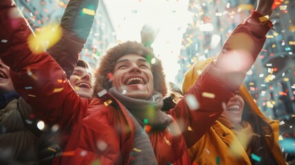 Obraz premium The joyful winter celebration