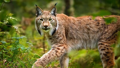 lynx in the forest