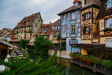 France. Alsace. Colmar. Ribeauvillé. Eguisheim. Old and charming French towns.