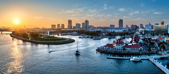 Long Beach California sunset