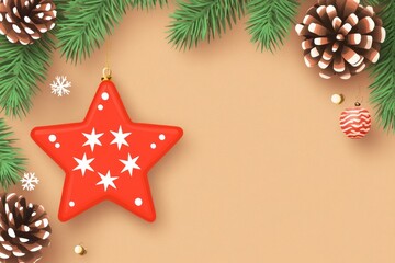 Merry Christmas and Happy New Year background