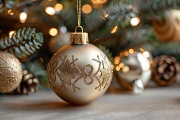 Merry Christmas and Happy New Year background