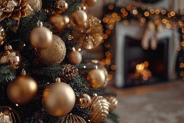 Merry Christmas and Happy New Year background