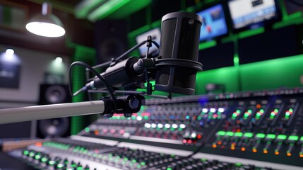 Fototapeta premium The Professional Recording Studio