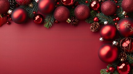 Merry Christmas and Happy New Year background