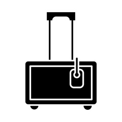 Travel bag icon template