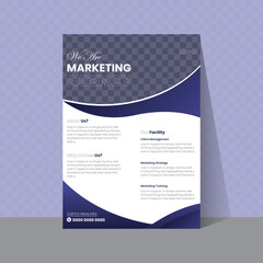 Poster business design template.