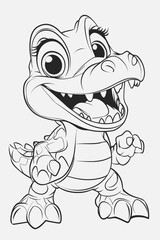 Obraz premium Animal Coloring Book