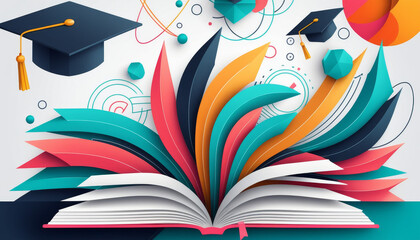 illustration of book