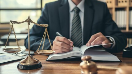 Lawyer presenting a case in court, showcasing legal expertise and advocacy skills
