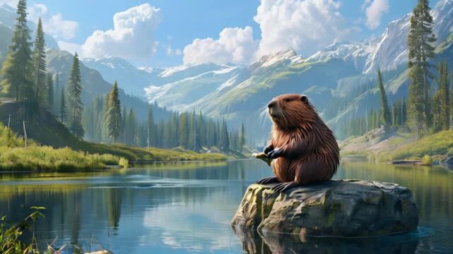 bear in the mountains
