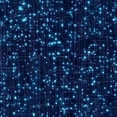 Obraz premium Seamless background for data science, IT and AI