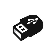 Usb icon vector, Flash disk sign and symbol, flash drive sign