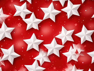 Obraz premium Amazing Background with stars in the american flag theme