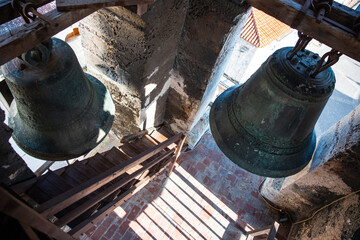 Desde el campanario de la catedral de la Habana, CUBA. País del Caribe, muy turístico, viejas...