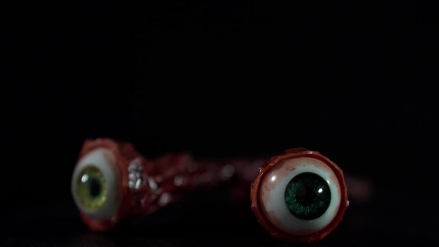 &Eta;uman eye from morgue autopsy school with optic nerve eyeball