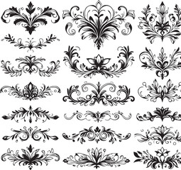 Exquisite Floral Vector Bundle for Elegant Design Projects