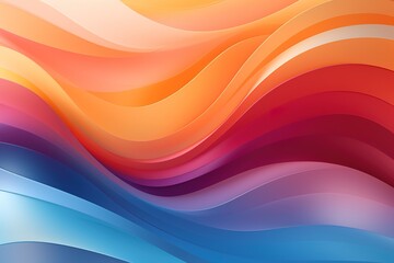 Obraz premium Abstract background with wavy colorful lines.