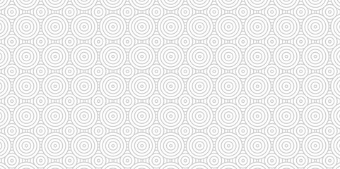 Minimal Vector overlapping Pattern diamond geometric white spiral line waves abstract wave line. seamless gray tile stripe overlap creative retro circle line fabric pattern white background.