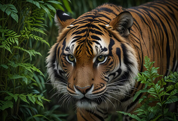 Fototapeta premium tiger in the zoo