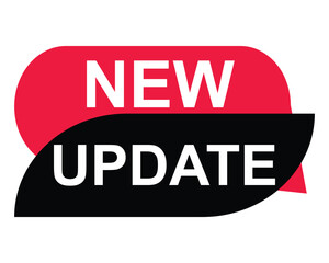 new update button on white background. new update button sign