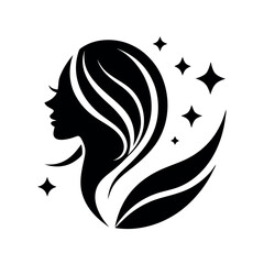 Beauty care logo vector art illustration.