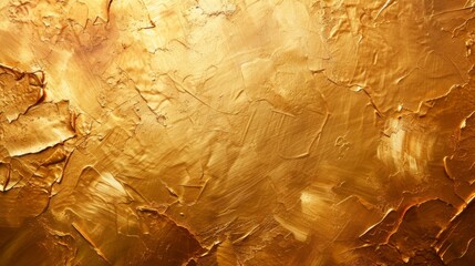 A textured background covered in golden paint