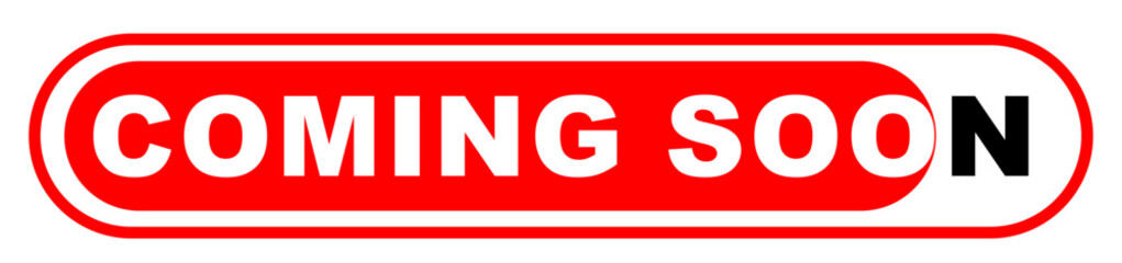 Fototapeta premium Coming Soon Banner Template Vector Illustration