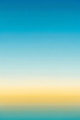 Soft Yellow to Sky Blue Gradient Background for Modern Minimalist Design.