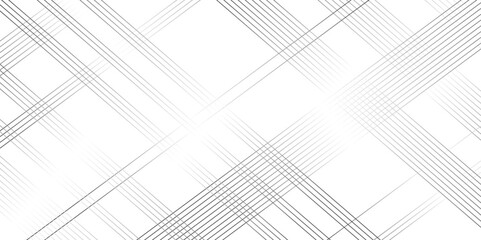 Abstract geometric vertical thin vector wave stripe diagonal line pattern. minimal art creative concept. monochrome diagonal line on white and gray gradient background.