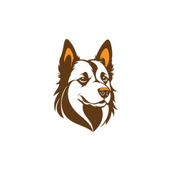 Naklejka premium illustration of a dog