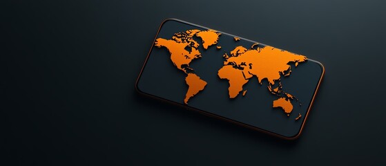 Mobile interface for global marketplace search, closeup on search bar and international product suggestions