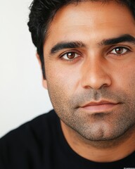 Obraz premium Men with unique expressions and backgrounds portrayed on a neutral backdrop